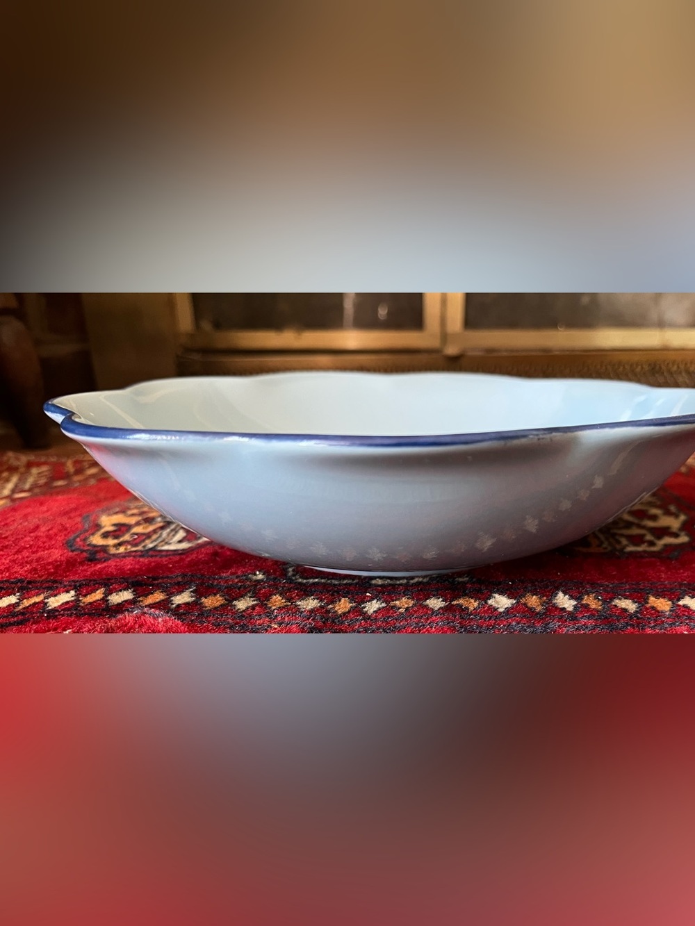 Kate spade New York Garden Party Blue Pasta Bowl 9” New - Picture 3 of 6